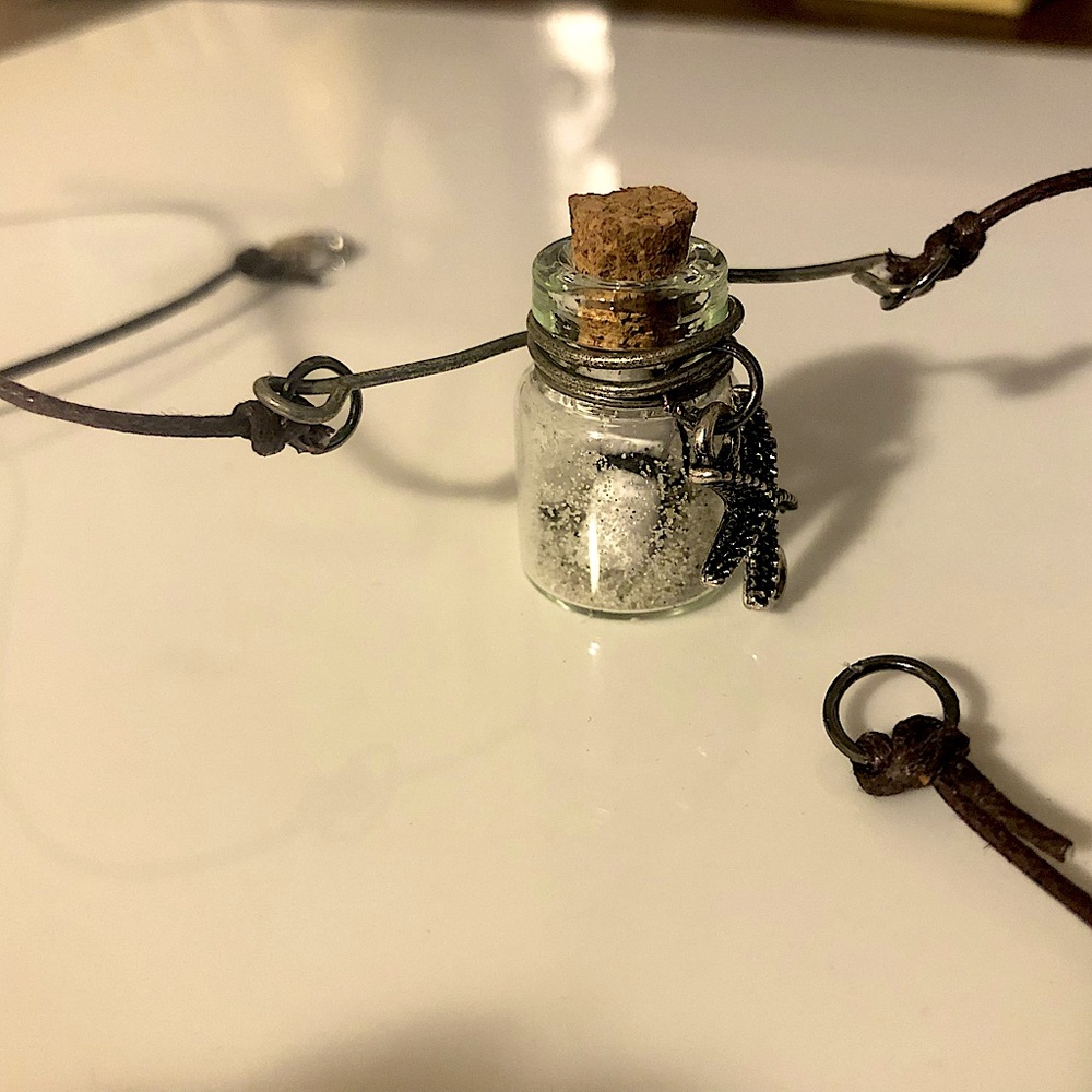 Handmade Glass Vial Necklace